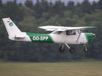 OO-SPP @ EBSP - Short final rwy 05. Nice motion blur on the scenery.
