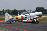 N4109C @ EBAW - Fly in.Painted in Belgian Air Force colors.
H-210 pilot Lt Baudouin de Changy. - by Robert Roggeman