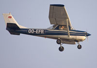 OO-EFR @ EBCI - Short final rwy 25 in the late afternoon. - by Philippe Bleus