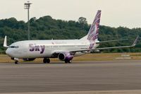 TC-SKN @ EDDR - taxying to the gate - by Friedrich Becker