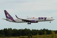 TC-SKN @ EDDR - on final RW24 - by Friedrich Becker