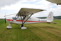 G-CEEW @ EGAD - On the display line - EGAD Fly-in 2011