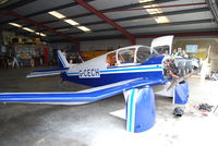 G-CECH @ EGAD - In the hanger at Newtownards during Fly-in 2011. - by Noel Kearney
