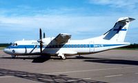 OH-LTE @ EFTU - Aerospatiale ATR-42-320 [044] (Finnair) Turku~OH 10/06/1988 - by Ray Barber