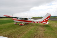 N707XJ @ EGAD - Parked in the display area at Newtownards Airfield.