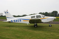 G-SACS @ X5FB - Piper PA-28-161 Cadet at Fishburn Airfield, UK. - by Malcolm Clarke
