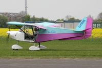 G-FRNK @ EGBR - Skyranger 912-2 landing at Breighton Airfield in April 2011. - by Malcolm Clarke