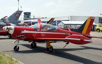 ST-04 @ EBAW - Fly in.In RED DEVILS colors.Team reactivated with SF-260. - by Robert Roggeman