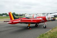 ST-04 @ EBAW - Fly in.In RED DEVILS colors.Team reactivated with SF-260. - by Robert Roggeman