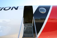 N923AU @ KRNM - Crew entry door - by Nick Taylor Photography