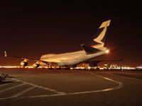 B-HUD @ KLAX - Being pushed back from TBIT as I wait in a tug loaded with mail. - by Nick Taylor Photography