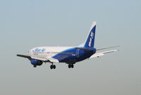 YR-BAK @ EBBR - Flight OB123 is descending to RWY 25L