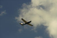 N1445H @ BIL - Cherokee Six Departing BIL