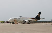N429UP @ KRFD - Boeing 757-200F - by Mark Pasqualino