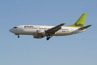 YL-BBS @ EBBR - Arrival of flight BT601 to RWY 25L - by Daniel Vanderauwera