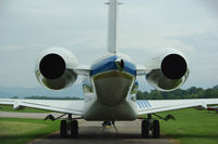 N44GX @ LSZR - Bombardier BD-700 - by Thomas Ranner