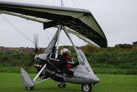 G-CGPE @ EGAD - Taxi-ing for departure from Newtownards Airfield 04-06-2011.