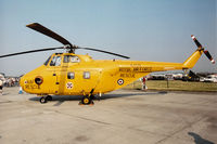 G-BVGE @ EGVA - Former 22 Squadron Whirlwind HAR.10 now on the civil register on display at the 1996 Royal Intnl Air Tattoo at RAF Fairford. - by Peter Nicholson