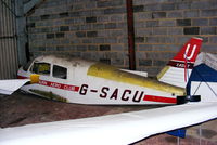G-SACU @ EGCJ - stored at Sherburn since its accident on 29th June 1996 - by Chris Hall