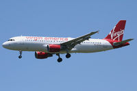 N631VA @ DFW - Landing at DFW Airport.