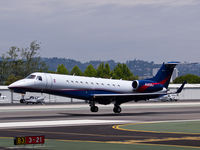 N451DJ @ KSMO - N451DJ arriving on RWY 21 - by Torsten Hoff