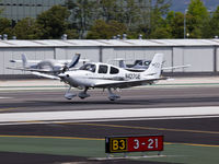 N427GE @ KSMO - N427GE arriving on RWY 21 - by Torsten Hoff