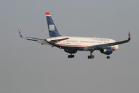 N940UW @ EBBR - Flight US750 is descending to RWY 02 - by Daniel Vanderauwera
