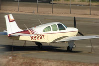 N928T @ BVU - 1960 Beech 35-33, c/n: CD-142 at Boulder City - by Terry Fletcher