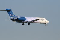 OH-BLM @ EBBR - Flight KF801 is descending to RWY 02