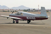 N74783 @ VGT - 1961 Mooney M20B, c/n: 1783 at North Las Vegas - by Terry Fletcher