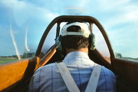 N6301T @ KDPA - Jack Rodgers, pilot.  Holding short of runway 28, ready to go.