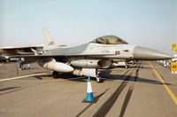 J-633 @ EGVA - F-16A Falcon of 306 Squadron of the Royal Netherlands Air Force at Volkel on display at the 1996 Royal Intnl Air Tattoo at RAF Fairford. - by Peter Nicholson