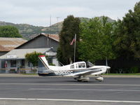 N5832L @ SZP - 1972 American Aviation AA-5 TRAVELER, Lycoming O-320-E2G 150 Hp, taxi - by Doug Robertson