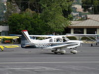 N5832L @ SZP - 1972 American Aviation AA-5 Traveler, Lycoming O-320-E2G 150 Hp, taxi - by Doug Robertson