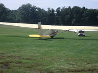 N3616Q @ 2OH9 - at ccsc geting pulled out. - by christian maurer