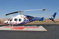 N220LN @ 67L - 1987 Bell 222U, c/n: 47567 of Mercy Air at Mesquite , NV