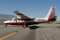 N535SA @ 67L - 1972 Aero Commander 500 S, c/n: 3138 at Mesquite , NV