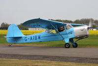 G-AIBW @ EGBR - Auster J-1N at Breighton Airfield, UK in April 2011. - by Malcolm Clarke