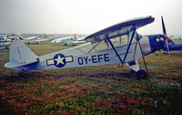 OY-EFE @ EKBI - Billund DK 2.6.90 - by leo larsen