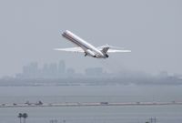 N467AA @ TPA - American MD-82 - by Florida Metal