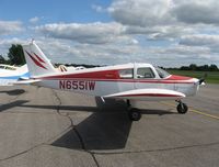 N6551W @ KAXN - Piper PA-28-140 Cherokee on the line. - by Kreg Anderson