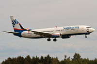 TC-SNN @ EDDR - on final RW27 - by Friedrich Becker