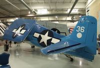 N4964W @ KPSP - Grumman F6F-5 Hellcat at the Palm Springs Air Museum, Palm Springs CA