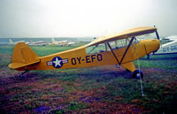 OY-EFO @ BLL - 2.6.90 Billund Airport 25th anniversary - by leo larsen