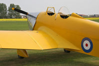G-AKAT @ EGBR - Miles M14A Hawk Trainer at Breighton Airfield, UK in April 2011. - by Malcolm Clarke
