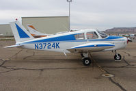 N3724K @ CNY - 1967 Piper PA-28-140, c/n: 28-23703 at Moab - by Terry Fletcher