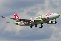 HB-JMJ @ LSZH - on final RW14 - by Friedrich Becker