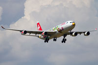 HB-JMJ @ LSZH - on final RW14 - by Friedrich Becker