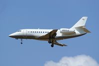 N923JE @ KSAT - Landing 12R - by RWB