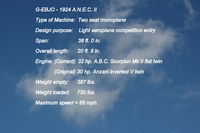 G-EBJO @ EGTH - DESCRIPTION